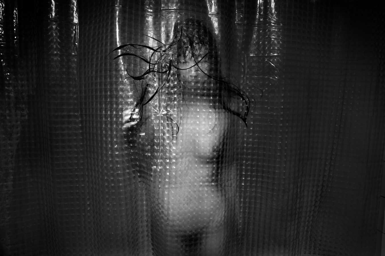 see through shower curtain